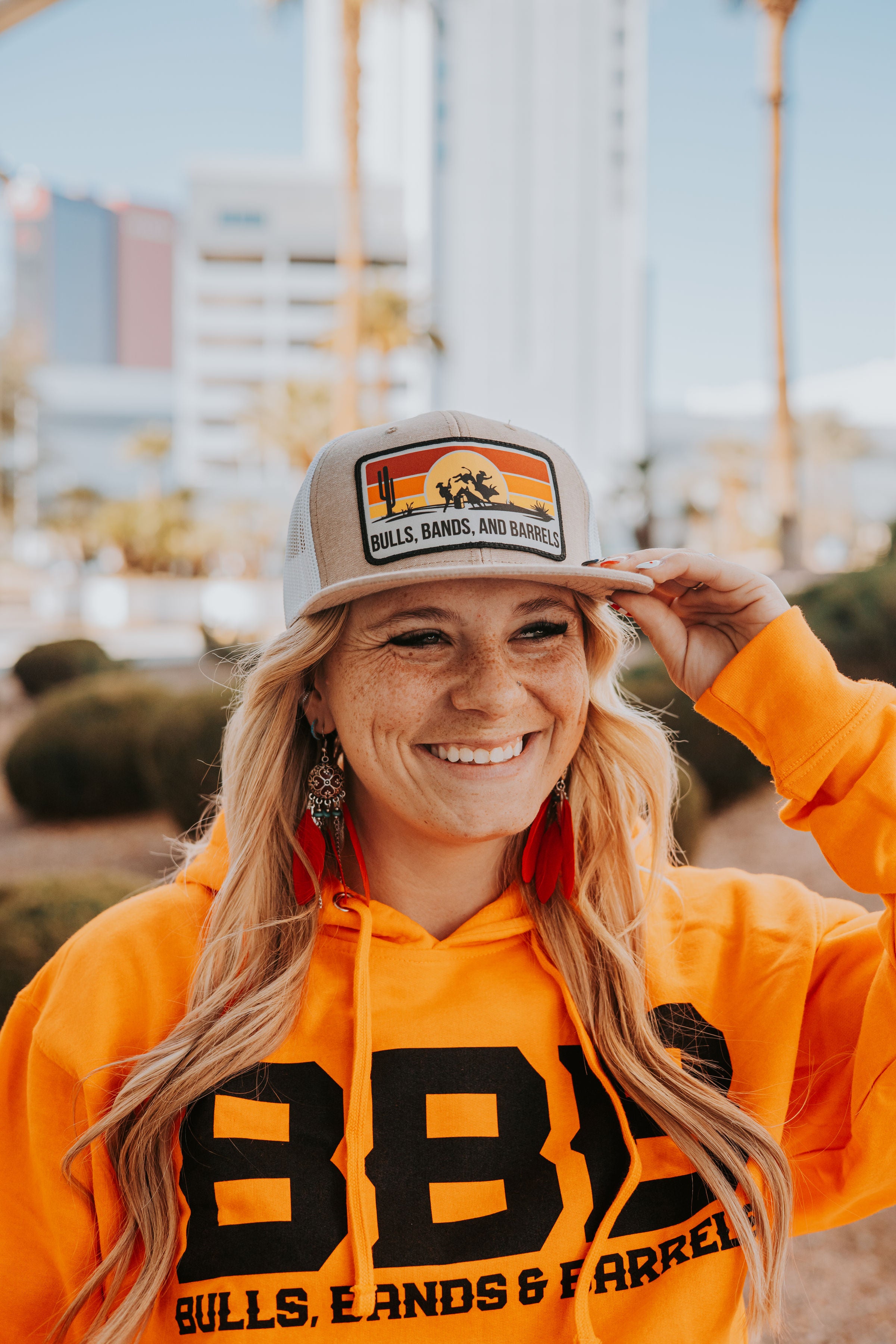 Sunset Woven Patch Hat